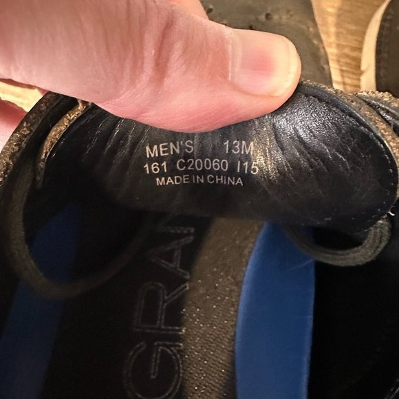 Mens Cole Haan Zerogrand Olive Green Leather Wingtip Brogue Shoes‎ Size 13 M GUC - Picture 6 of 6